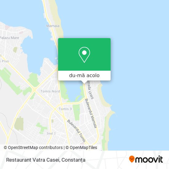 Hartă Restaurant Vatra Casei