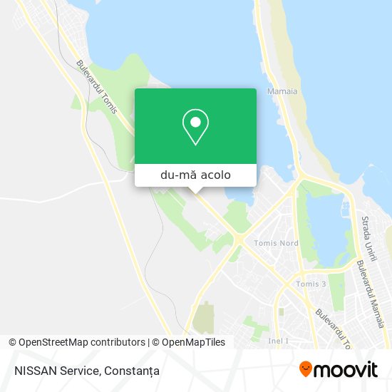 Hartă NISSAN Service