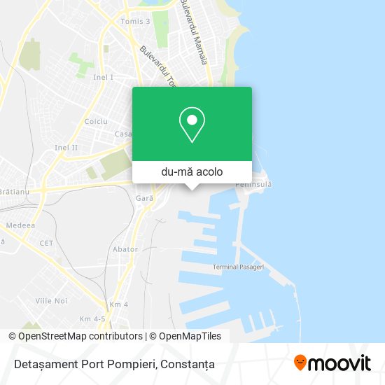 Hartă Detașament Port Pompieri