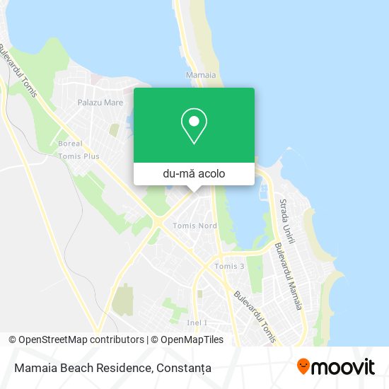 Hartă Mamaia Beach Residence