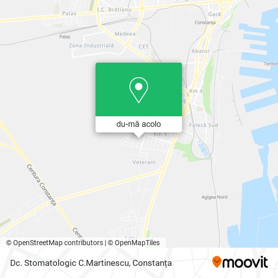 Hartă Dc. Stomatologic C.Martinescu