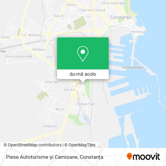 Hartă Piese Autoturisme și Camioane