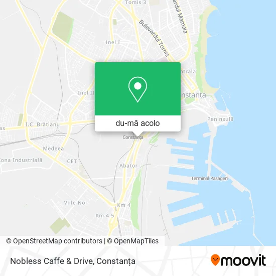 Hartă Nobless Caffe & Drive