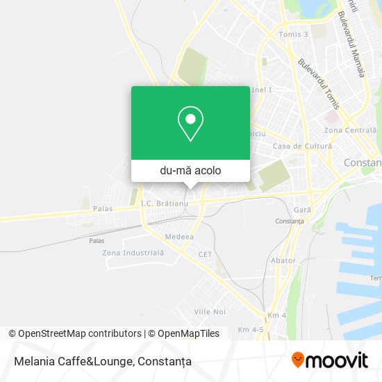 Hartă Melania Caffe&Lounge