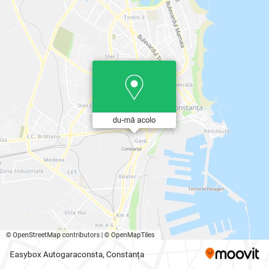 Hartă Easybox Autogaraconsta