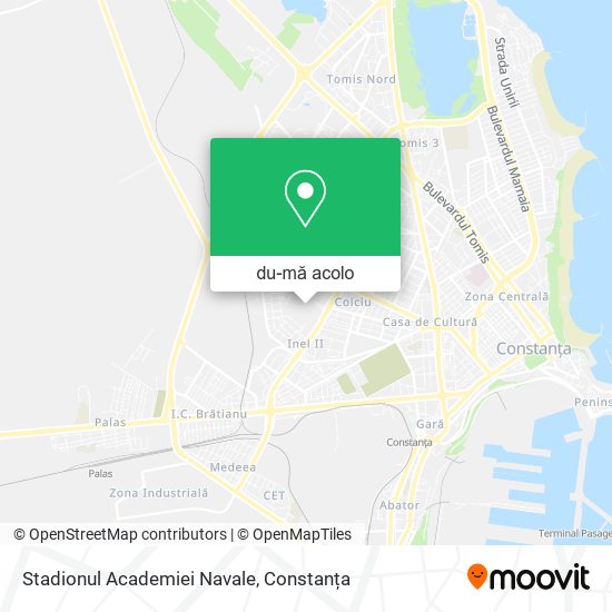 Hartă Stadionul Academiei Navale