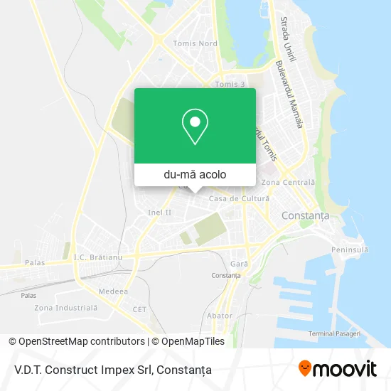 Hartă V.D.T. Construct Impex Srl