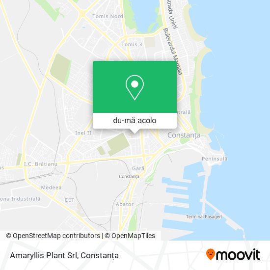 Hartă Amaryllis Plant Srl