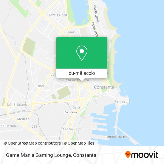 Hartă Game Mania Gaming Lounge