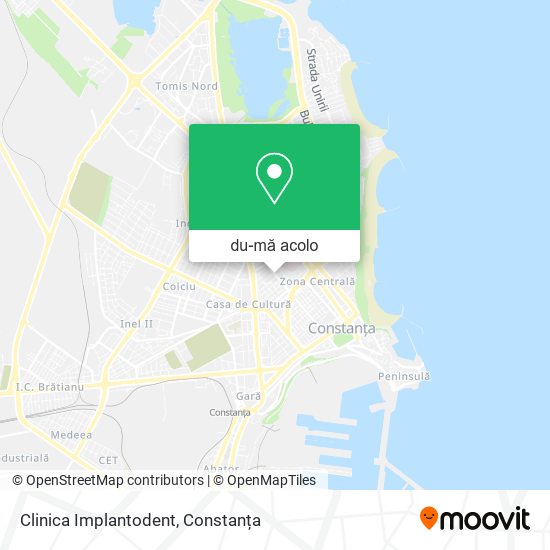 Hartă Clinica Implantodent
