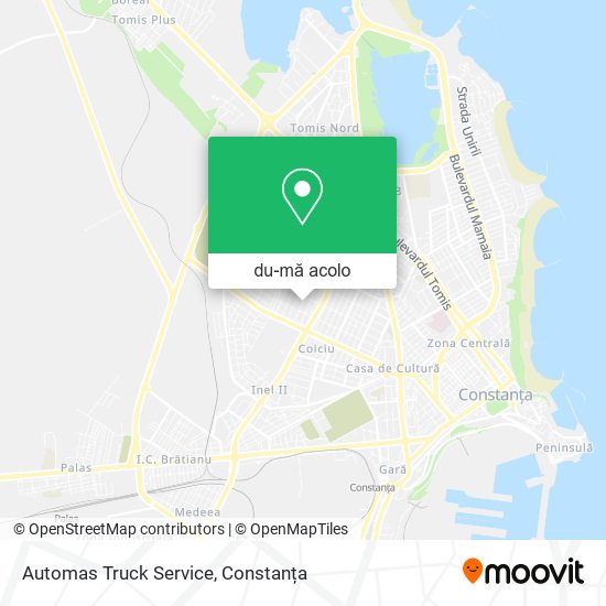 Hartă Automas Truck Service