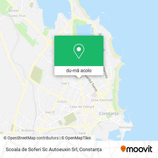Hartă Scoala de Soferi Sc Autoeuxin Srl