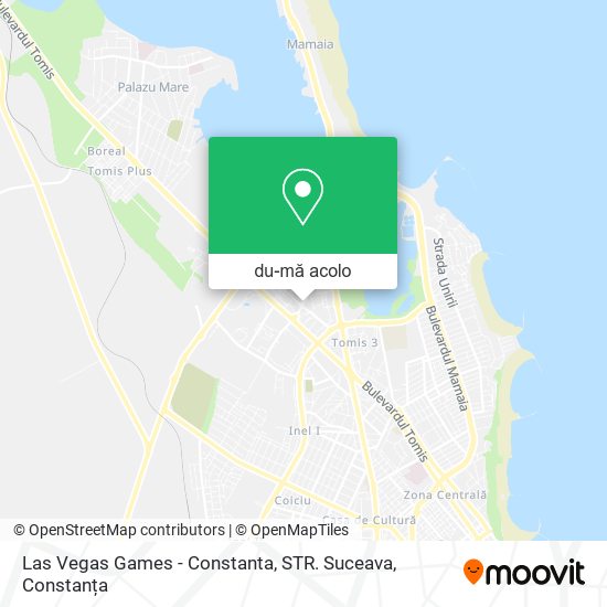 Hartă Las Vegas Games - Constanta, STR. Suceava