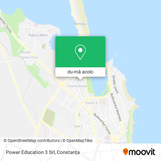 Hartă Power Education 3 Srl