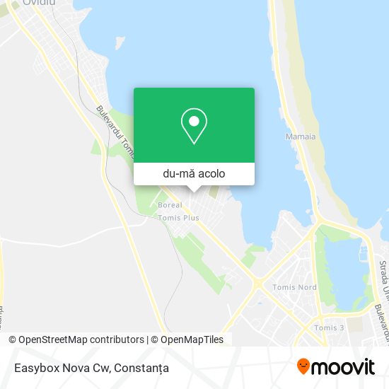Hartă Easybox Nova Cw