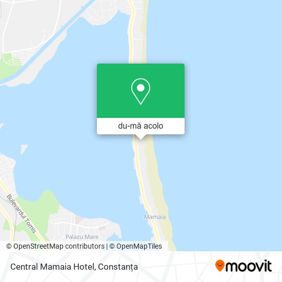 Hartă Central Mamaia Hotel