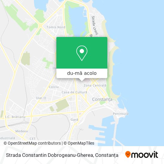 Hartă Strada Constantin Dobrogeanu-Gherea