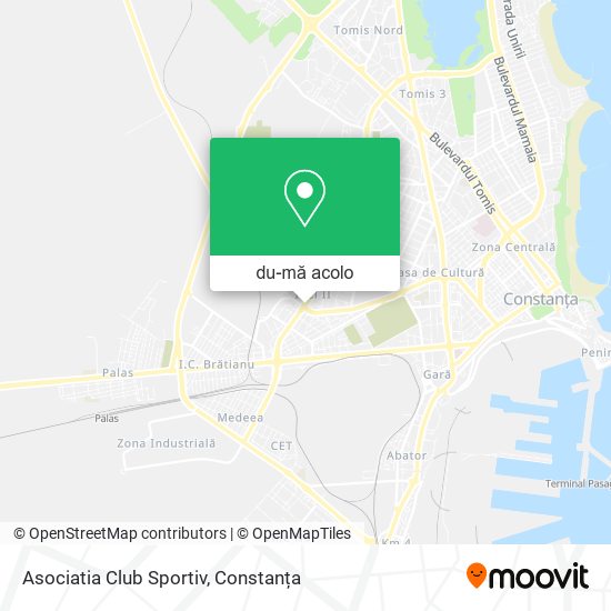 Hartă Asociatia Club Sportiv