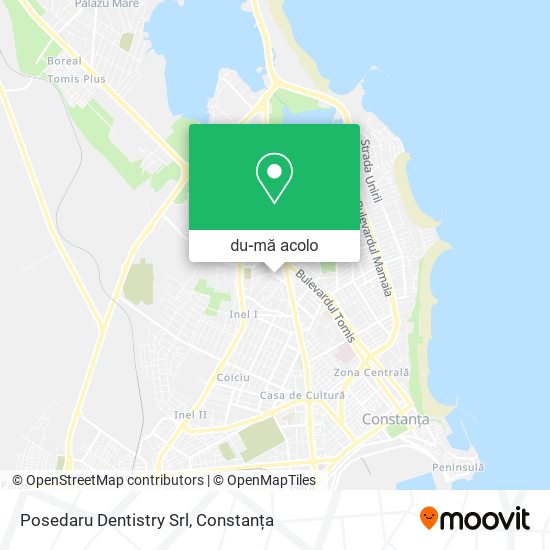 Hartă Posedaru Dentistry Srl