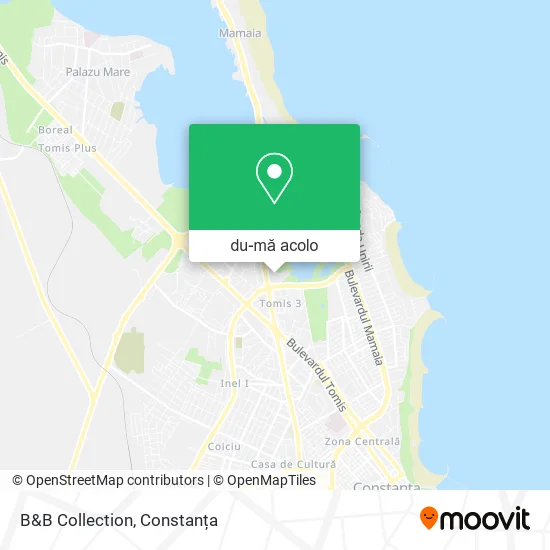 Hartă B&B Collection