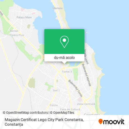 Hartă Magazin Certificat Lego City Park Constanta
