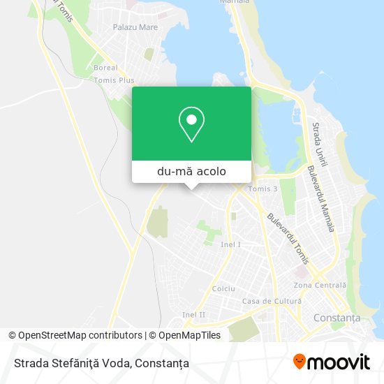 Hartă Strada Stefăniţă Voda