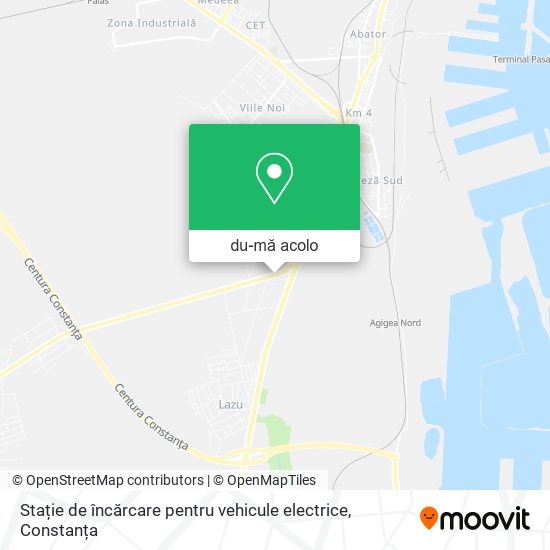 Hartă Stație de încărcare pentru vehicule electrice