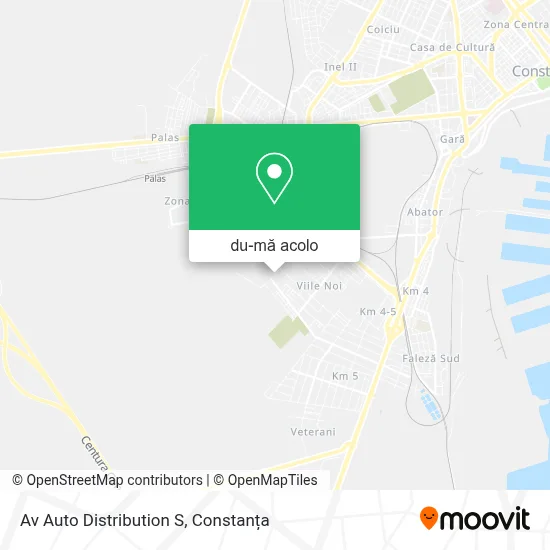 Hartă Av Auto Distribution S