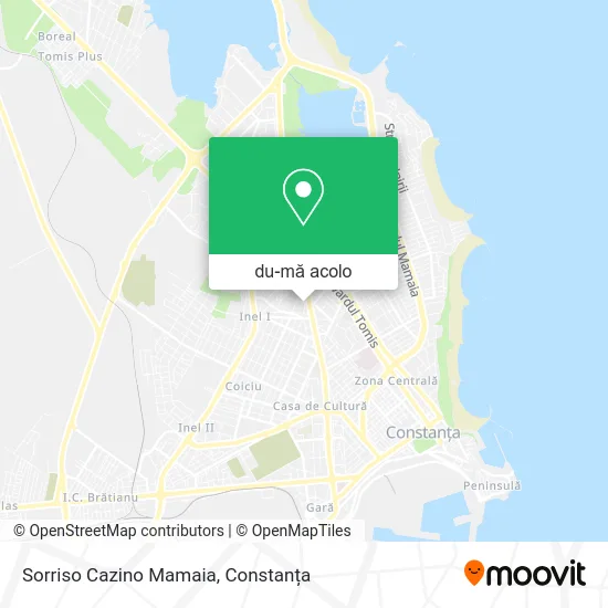 Hartă Sorriso Cazino Mamaia