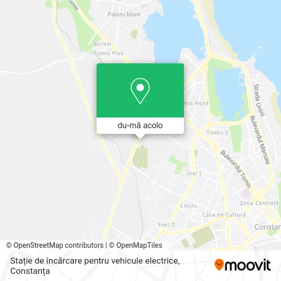 Hartă Stație de încărcare pentru vehicule electrice