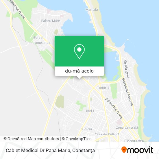 Hartă Cabiet Medical Dr Pana Maria