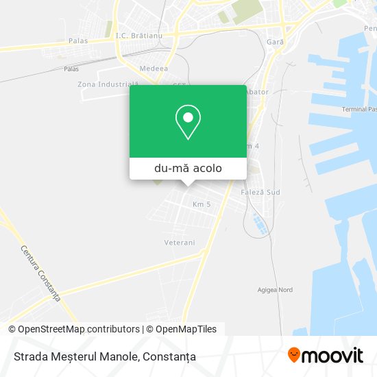 Hartă Strada Meșterul Manole