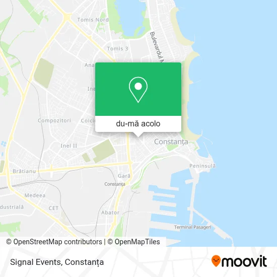 Hartă Signal Events