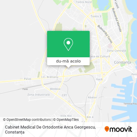 Hartă Cabinet Medical De Ortodontie Anca Georgescu
