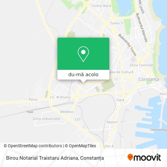 Hartă Birou Notarial Traistaru Adriana