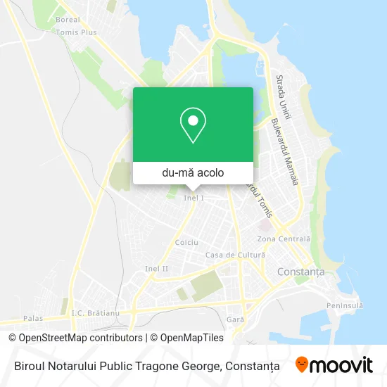Hartă Biroul Notarului Public Tragone George