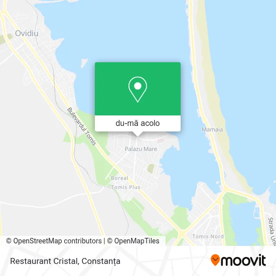 Hartă Restaurant Cristal