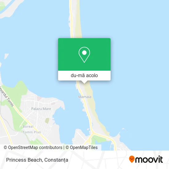 Hartă Princess Beach