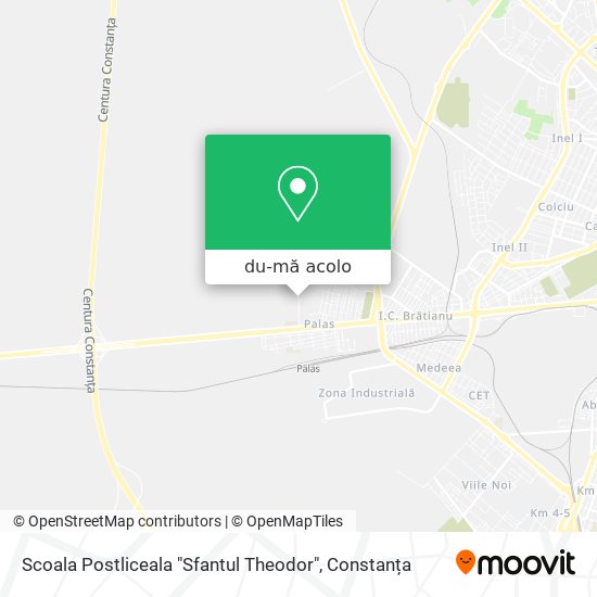 Hartă Scoala Postliceala "Sfantul Theodor"