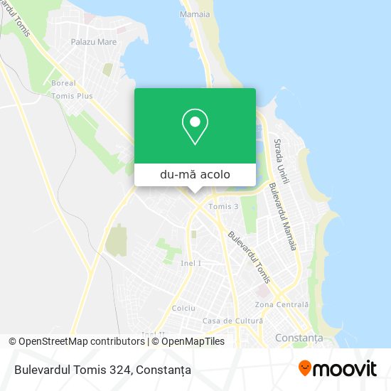 Hartă Bulevardul Tomis 324
