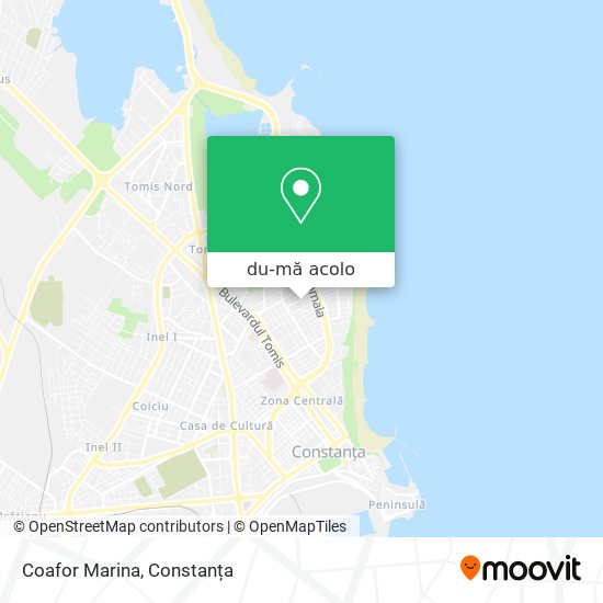 Hartă Coafor Marina