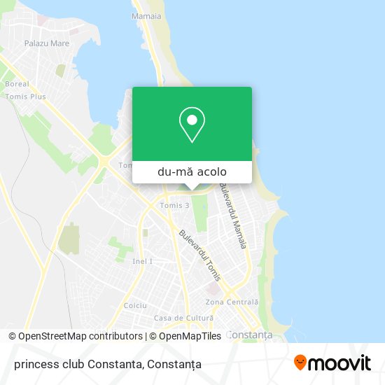 Hartă princess club Constanta