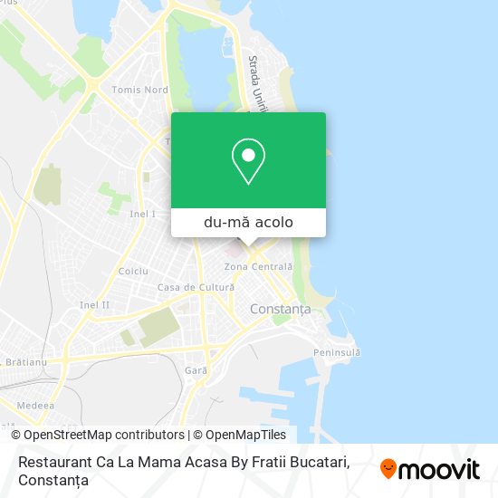 Hartă Restaurant Ca La Mama Acasa By Fratii Bucatari