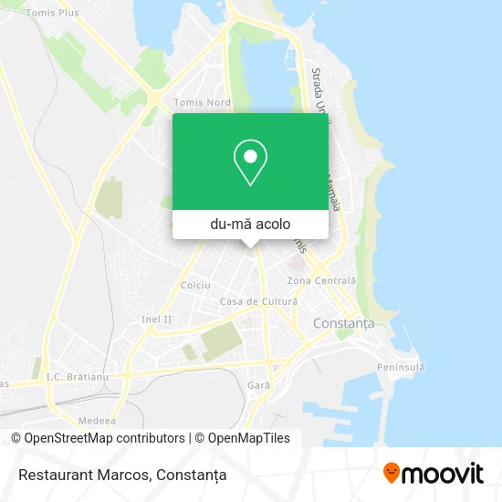 Hartă Restaurant Marcos