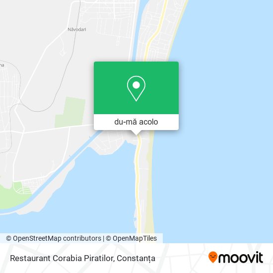 Hartă Restaurant Corabia Piratilor