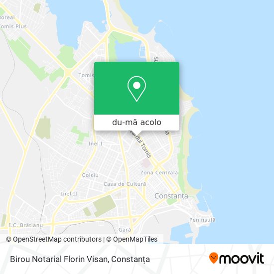 Hartă Birou Notarial Florin Visan