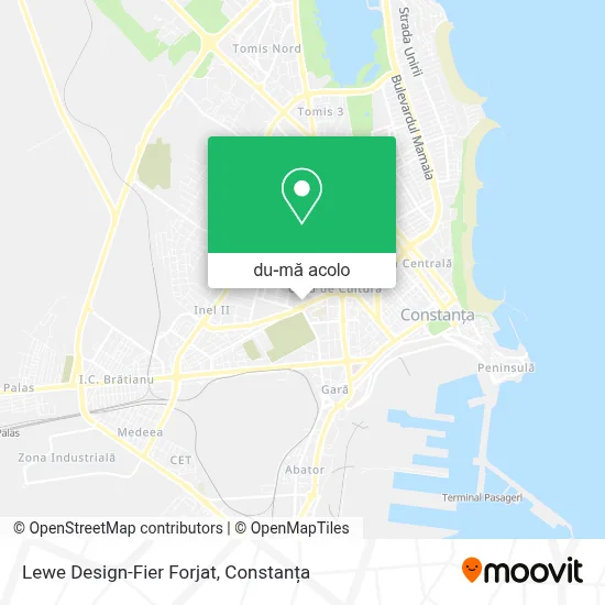 Hartă Lewe Design-Fier Forjat