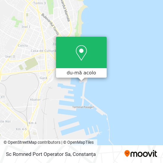 Hartă Sc Romned Port Operator Sa