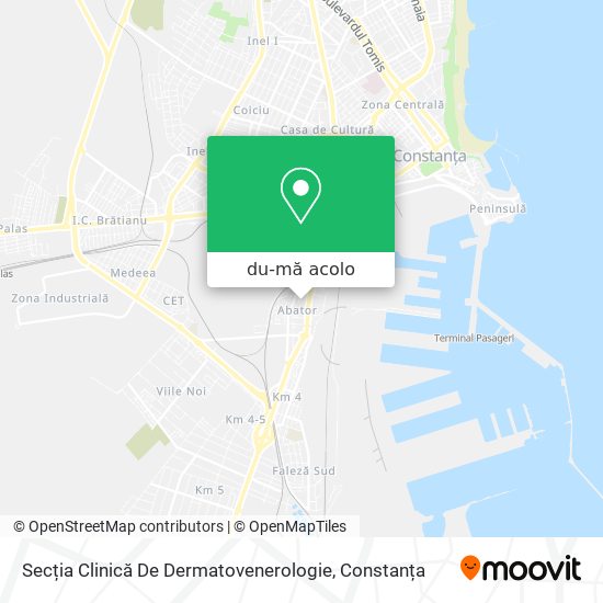 Hartă Secția Clinică De Dermatovenerologie
