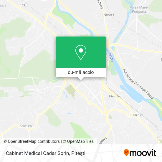 Hartă Cabinet Medical Cadar Sorin